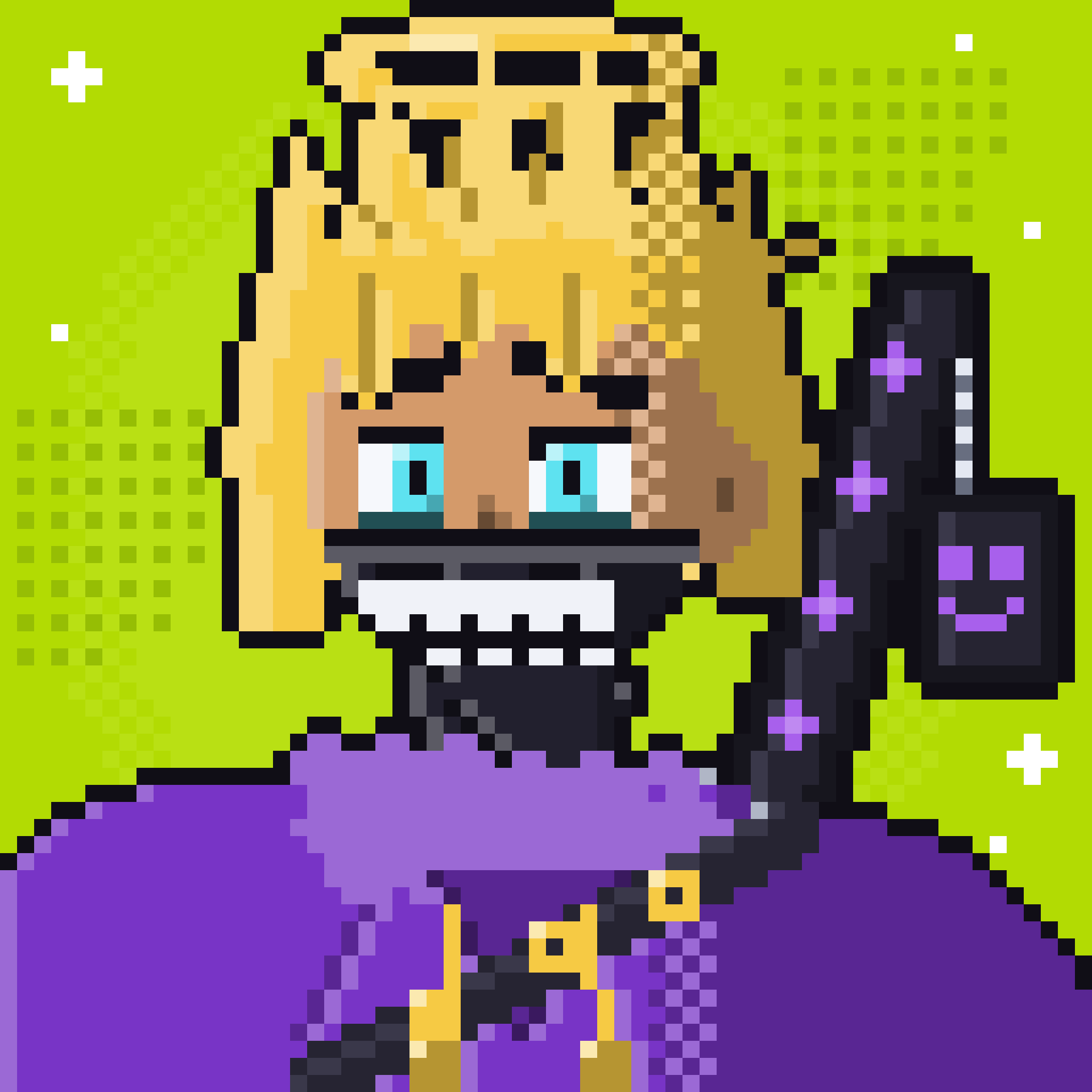 HoodPix pixel character